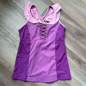 Crowned Athletics Golden Dreamer Rapunzel Inspired Tank Top